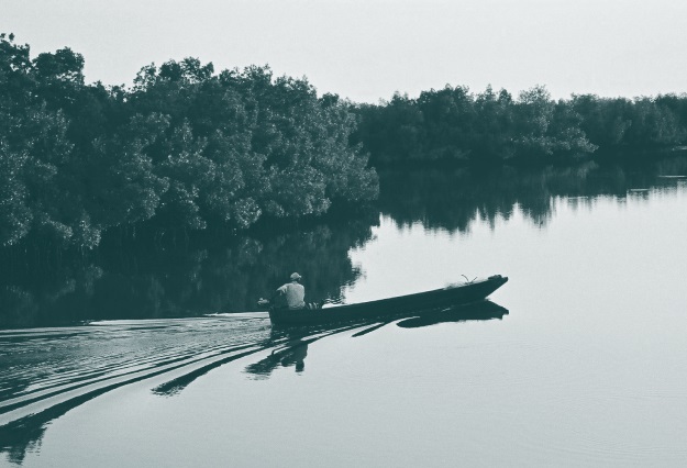 Boat on a river